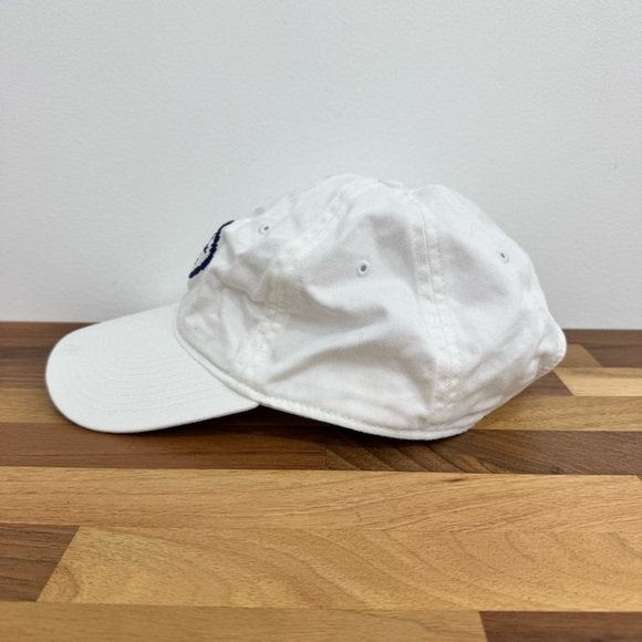 Smathers & Branson Needlepoint Monogrammed ball cap unisex white 100% cotton - Picture 2 of 6